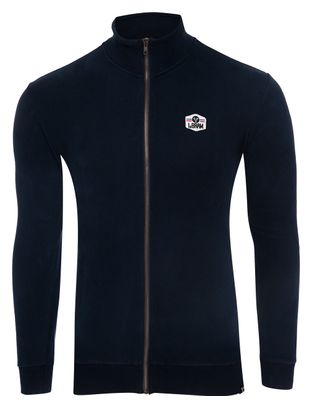LeBram Ecusson Zippé Sweatshirt Donkerblauw