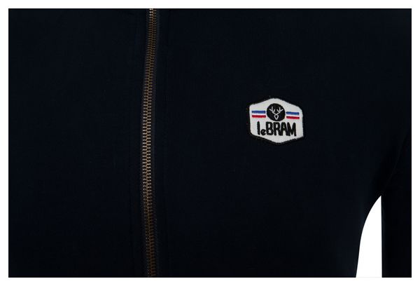 LeBram Ecusson Zippé Sweatshirt Dark Blue