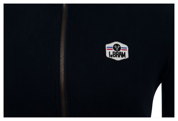 LeBram Ecusson Zippé Sweatshirt Donkerblauw