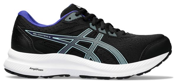 Asics Gel-Contend 8 Laufschuhe Schwarz/Blau Damen