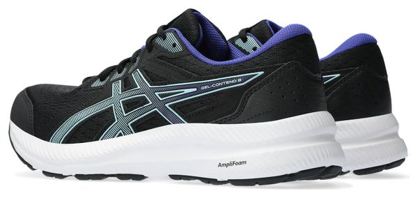 Asics Gel-Contend 8 Laufschuhe Schwarz/Blau Damen