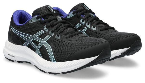 Asics Gel-Contend 8 Laufschuhe Schwarz/Blau Damen