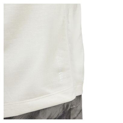 Heren adidas Performance Own The Run Melange Witte Short-Sleeve Jersey