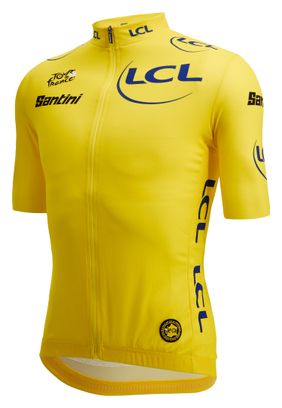 Santini Maillot Jaune Korte Mouw Jersey - Leider Tour de France 2025