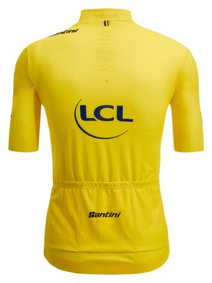 Santini Maillot Jaune Korte Mouw Jersey - Leider Tour de France 2025