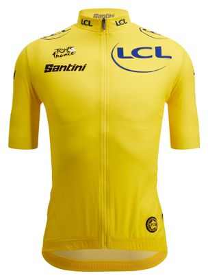 Santini Maillot Jaune Korte Mouw Jersey - Leider Tour de France 2025
