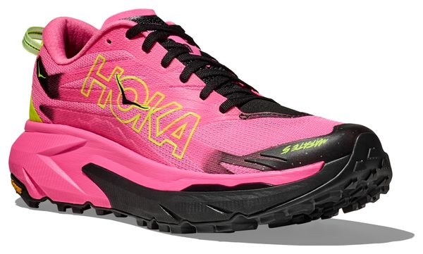 Hoka Mafate 5 Pink/Black Men's Trail Shoes