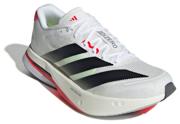 Chaussures Running adidas Adizero Boston 13 Blanc/Rouge Femme