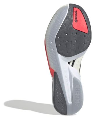 Chaussures Running adidas Adizero Boston 13 Blanc/Rouge Femme