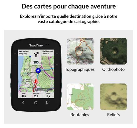 GPS Terra (64 Go) + France IGN Top25 TwoNav