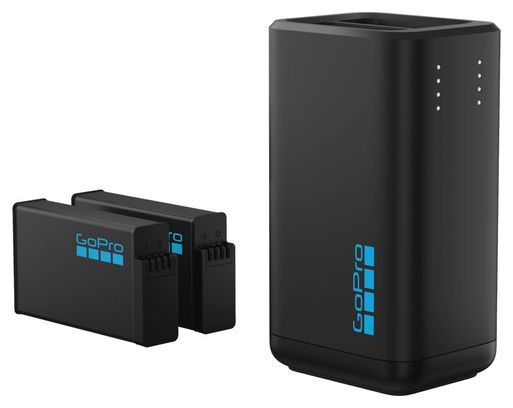Caricabatterie doppio GoPro per MAX2 + 2 batterie Enduro per MAX2