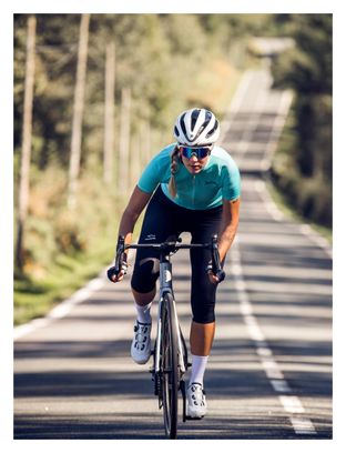 Maglia manica corta donna Spiuk Anatomic Turchese Blu