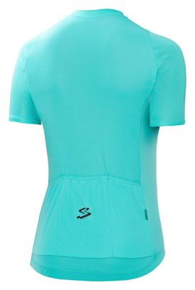 Spiuk Anatomic Women&#39;s Short Sleeve Jersey Turquoise Blue