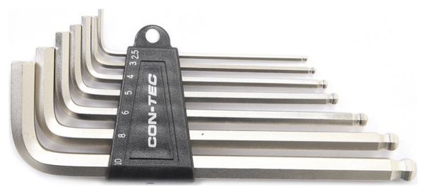 Set of 7 Contec Allen Wrenches 2.5 3 4 5 6 8 10 Alltricks