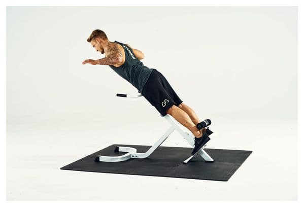 Appareil de musculation pour le dos - hyperextension incliné à 45° GS010