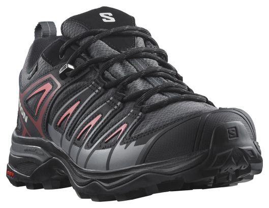 Chassures de Randonnée Salomon X Ultra Pioneer GTX Gris Noir Rose Femme