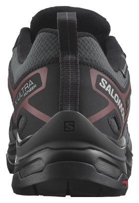 Chassures de Randonnée Salomon X Ultra Pioneer GTX Gris Noir Rose Femme