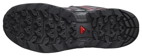 Salomon X Ultra Pioneer GTX Gris Negro Rosa Zapatillas de senderismo para mujer