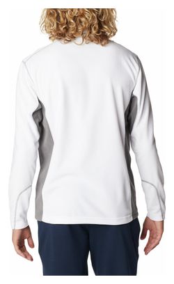 Columbia Klamath Range II Pile mezza zip Bianco