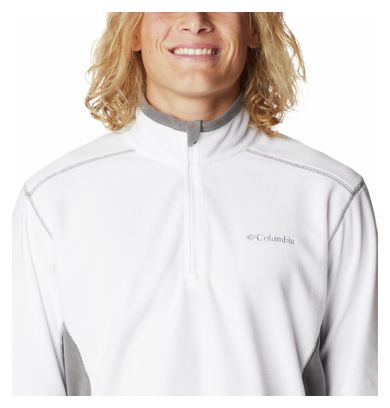 Columbia Klamath Range II Pile mezza zip Bianco