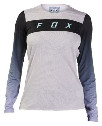 Fox Women's Flexair Race Long Sleeve Jersey White