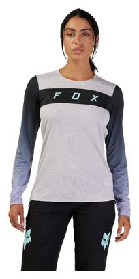 Maillot à manches longues Fox Femme Flexair Race Blanc