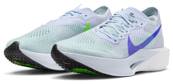 Nike ZoomX Vaporfly Next% 3 Wit Groen Blauw Hardloopschoenen
