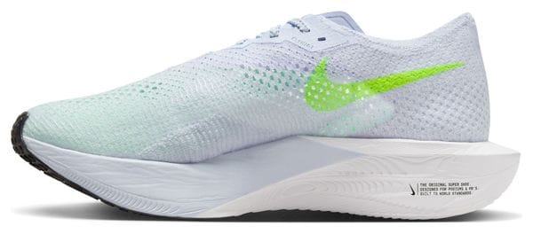 Nike ZoomX Vaporfly Next% 3 Wit Groen Blauw Hardloopschoenen