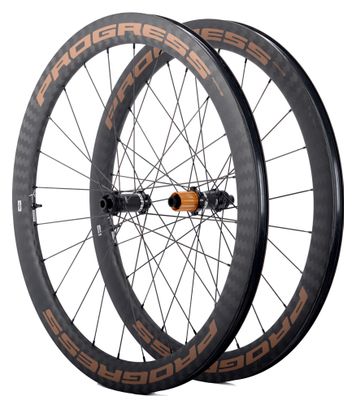 Paire de roues Progress A-Prime Disc LTD | 12x100/12x142 mm | Center Lock | Campagnolo N3W