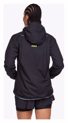 Waterproof Jacket Hoka Tecsky Black Women | Alltricks.com