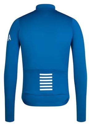 Maillot Manches Longues Rapha Pro Team Midweight Bleu/Blanc