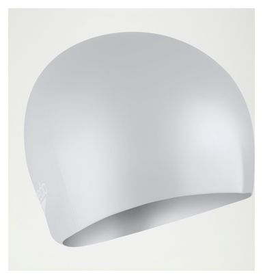 Speedo Badekappe für lange Haare Silber