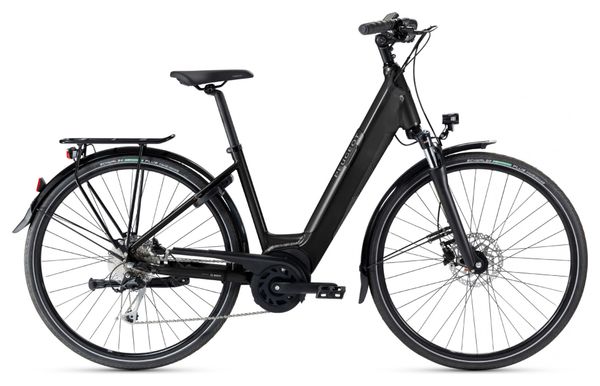 Peugeot EC01 D9 Active Plus Electric City Bike Shimano Alivio 9S 500 Wh 700 mm Schwarz 2021