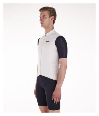 Santini Nebula Beige Windjack Vest