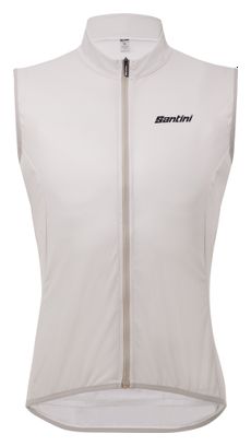 Santini Nebula Beige Windjack Vest