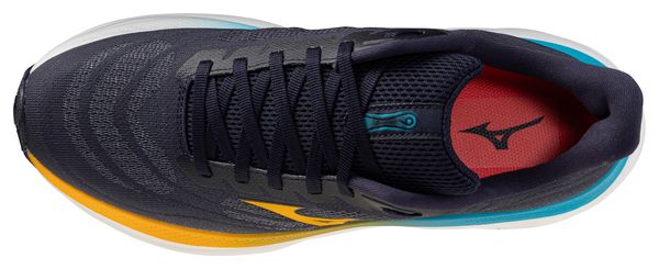 Chaussures Running Mizuno Wave Sky 9 Bleu/Orange Homme