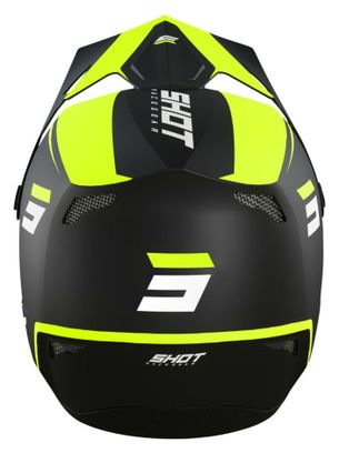 Casque Intégral Enfant Shot Rogue Level Noir Jaune Mat