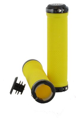 SB3 Coppia di manopole KHEOPS Lock On Giallo Nero