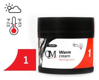 QM SPORTS Q1 Crème chauffante douce