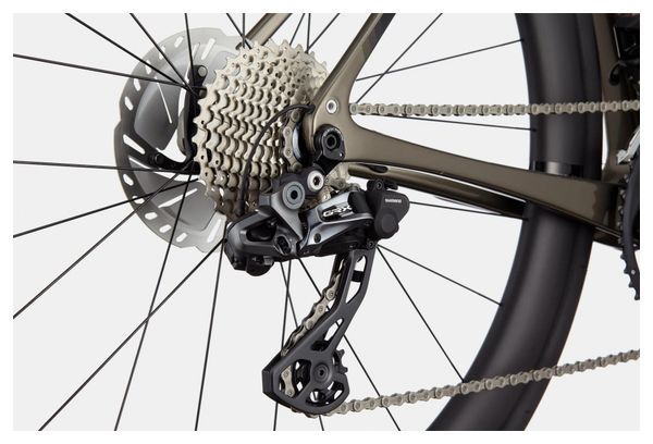 Bicicleta de carretera Cannondale Synapse Carbon LTD RLE Shimano GRX Di2 11S 700 mm Verde Gunmetal