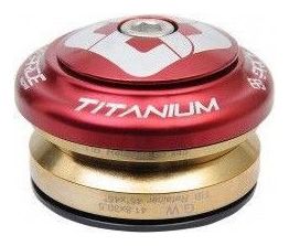 Jeu De Direction Pride Ti45 Titanium Rouge 1-1/8