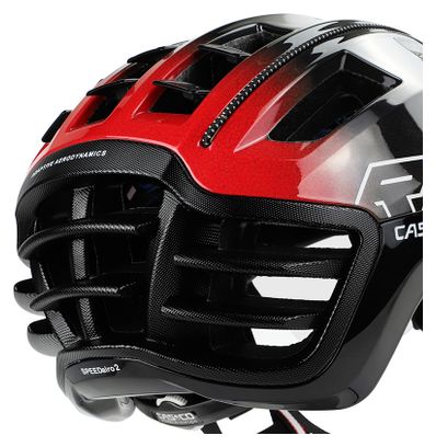 Casque Casco SPEEDairo 2 RS avec Visière Vautron Noir/Rouge