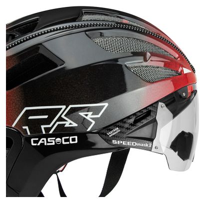 SPEEDairo 2 RS Casco Helm met Vautron Vizier Zwart/Rood