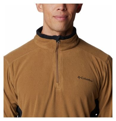 Vellón Columbia Klamath Range II Half Zip Marrón