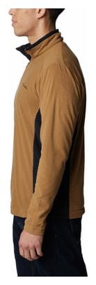 Columbia Klamath Range II Half Zip Brown Fleece