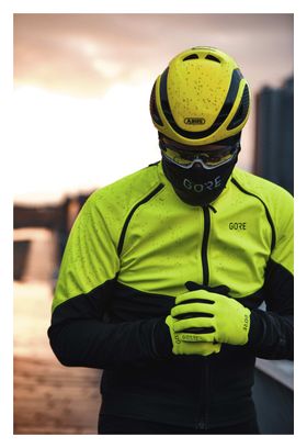 Gants running Gore Wear Gore-Tex Infinium Mid Jaune Fluo/Noir