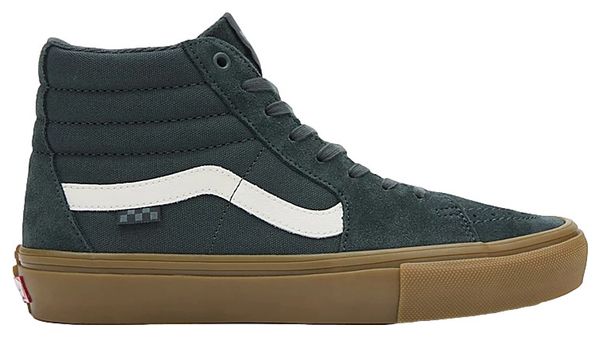 Vans Skate Sk8-Hi Shoes Dark Green/Gum