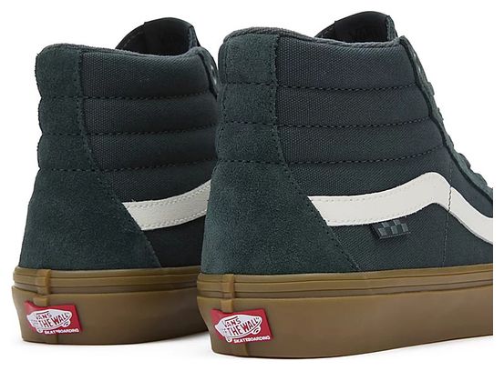 Vans Skate Sk8-Hi Shoes Dark Green/Gum