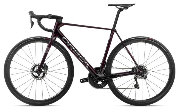 Bicicleta de carretera Orbea Orca M10iLTD PWR Shimano Dura-Ace Di2 12 velocidades, 700 mm, rojo vino, 2024, talla 51, 167/172 cm - Bicicleta de exposición