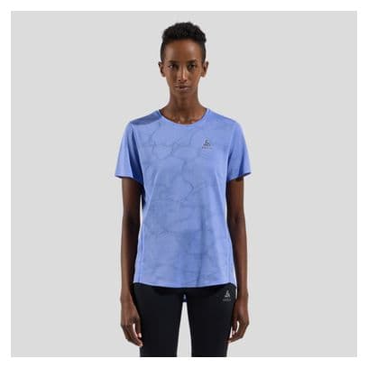 T-shirt Technique Femme Odlo Zeroweight Engineered Chill-Tec Bleu